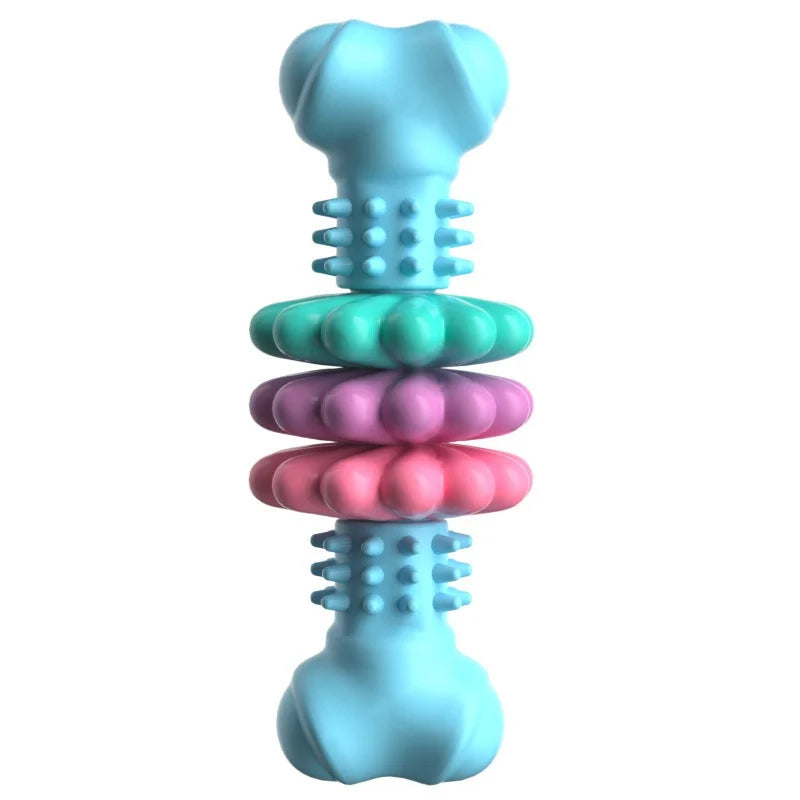 Durable Dog Chew Toy - Teeth Cleaning & Treat Dispensing